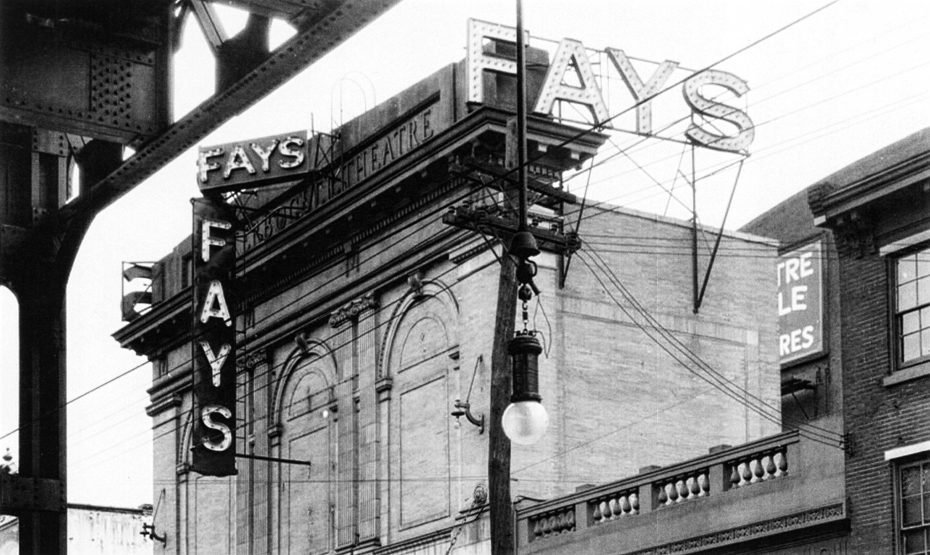 Fay's Theater Sign