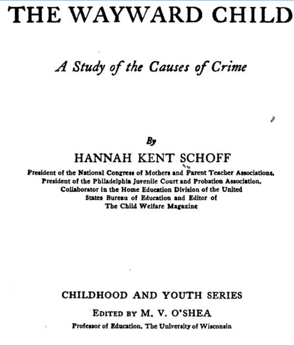 Wayward Child Title Page