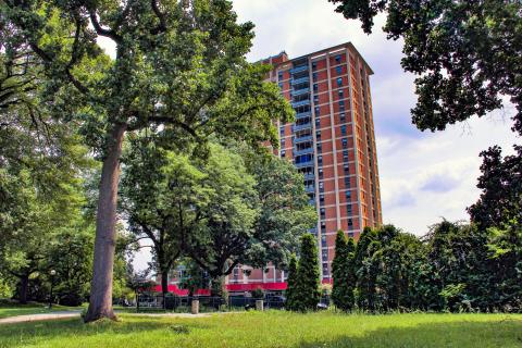 The South Tower of West Park Apartments