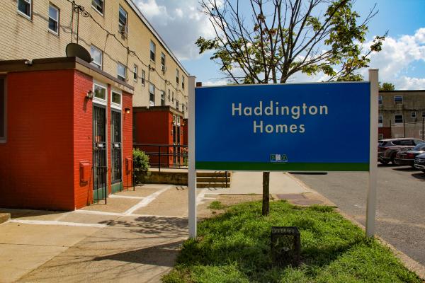Entrance to Haddington Homes