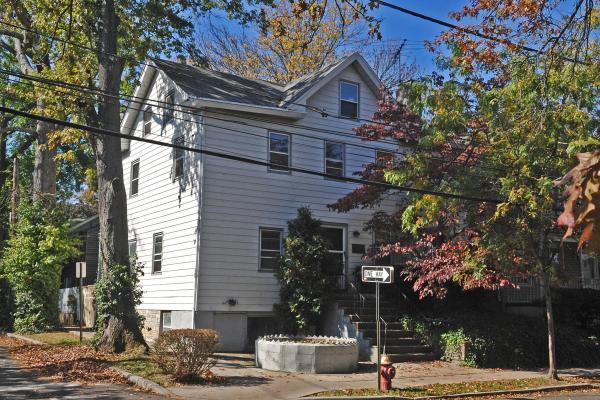 Contemporary color photo of Paul Robeson’s birthplace at 110 Witherspoon Street, Princeton, NJ.