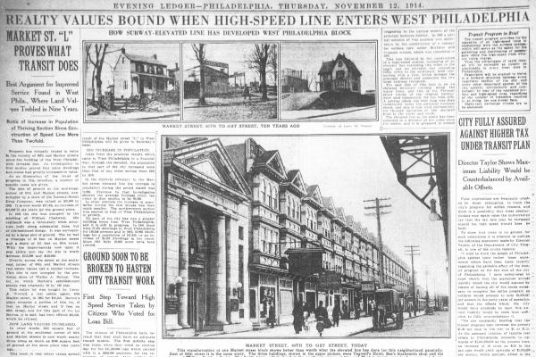 West Philadelphia Collaborative History - The Market Street Elevated ...